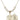 Saint Michael the Archangel Crystal Necklace | 7/8 inch | 6mm Beads   14kt Gold Filled