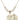 Saint Michael the Archangel Crystal Necklace | 7/8 inch | 6mm Beads   14kt Gold Filled
