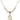 Miraculous Medal Crystal Necklace | 3/4 inch | 6mm Beads   14kt Gold Filled
