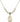 Miraculous Medal Crystal Necklace | 3/4 inch | 6mm Beads   14kt Gold Filled