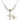 St. Benedict Crucifix Crystal Necklace | 1 1/8 inch | 6mm Beads   14kt Gold Filled