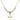 Cross Crystal Necklace | 3/4 inch | 6mm Beads   14kt Gold Filled