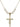 Crucifix Crystal Necklace | 1 1/4 inch | 6mm Beads   14kt Gold Filled