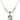 Saint Cecilia Crystal Necklace | 5/8 inch | 6mm Beads   Sterling Silver