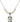 Saint Cecilia Crystal Necklace | 5/8 inch | 6mm Beads   Sterling Silver