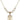 Saint Christopher Crystal Necklace | 3/4 inch | 6mm Beads   14kt Gold Filled