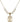Saint Christopher Crystal Necklace | 3/4 inch | 6mm Beads   14kt Gold Filled