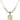 Infant of Prague Crystal Necklace | 3/4 inch | 6mm Beads   14kt Gold Filled