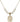 Infant of Prague Crystal Necklace | 3/4 inch | 6mm Beads   14kt Gold Filled