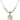 Miraculous Medal Crystal Necklace | 5/8 inch | 6mm Beads   14kt Gold Filled