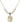 Miraculous Medal Crystal Necklace | 5/8 inch | 6mm Beads   14kt Gold Filled