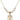 Saint Peregrine Crystal Necklace | 3/4 inch | 6mm Beads   14kt Gold Filled