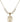 Saint Peregrine Crystal Necklace | 3/4 inch | 6mm Beads   14kt Gold Filled