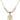 Saint Michael the Archangel Crystal Necklace | 5/8 inch | 6mm Beads   14kt Gold Filled