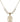 Saint Michael the Archangel Crystal Necklace | 5/8 inch | 6mm Beads   14kt Gold Filled