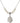 Mother of a Priest Crystal Necklace | 3/4 inch | 6mm Beads   Sterling Silver