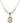 Saint Teresa of Calcutta Crystal Necklace | 3/4 inch | 6mm Beads   14kt Gold Filled