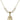 Saint Christopher Crystal Necklace | 3/4 inch | 6mm Beads   14kt Gold Filled