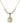 Saint Christopher Crystal Necklace | 3/4 inch | 6mm Beads   14kt Gold Filled