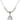 Divine Mercy Crystal Necklace | 3/4 inch | 6mm Beads   Sterling Silver