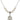 Saint Gerard Majella Crystal Necklace | 3/4 inch | 6mm Beads   Sterling Silver
