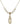 Infant of Prague Crystal Necklace | 1 inch | 6mm Beads   14kt Gold Filled