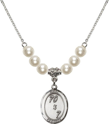 Primer collar de penitencia de cristal | 1,9 cm | Cuentas de 6 mm | N31-0867