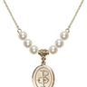 Matrimony Crystal Necklace | 3/4 inch | 6mm Beads   14kt Gold Filled