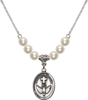 Confirmation Crystal Necklace | 3/4 inch | 6mm Beads | N31-0873