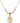 Crucifix Crystal Necklace | 3/4 inch | 6mm Beads   14kt Gold Filled