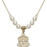 Seven Gifts Crystal Necklace | 3/4 inch | 6mm Beads   14kt Gold Filled