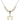 Star of David Crystal Necklace | 7/8 inch | 6mm Beads   14kt Gold Filled