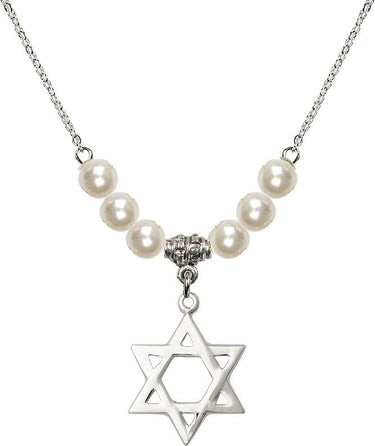 Star of David Crystal Necklace | 7/8 inch | N31-1210GF