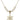 Cross Crystal Necklace | 7/8 inch | 6mm Beads   14kt Gold Filled