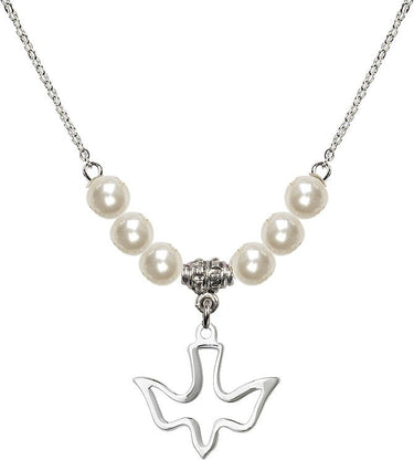 Collar de Cristal del Espíritu Santo | 5/8 pulgada | Cuentas de 6 mm | N31-1510