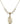 Miraculous Medal Crystal Necklace | 7/8 inch | 6mm Beads   14kt Gold Filled