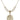 Saint Christopher Crystal Necklace | 1 inch | 6mm Beads   14kt Gold Filled