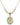 Saint Christopher Crystal Necklace | 1 inch | 6mm Beads   14kt Gold Filled