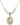 Miraculous Medal Crystal Necklace | 1 inch | 6mm Beads   14kt Gold Filled