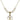 Madonna Crystal Necklace | 3/4 inch | 6mm Beads   14kt Gold Filled