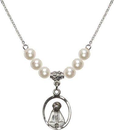Collar de Cristal Madonna | 1.9 cm | Cuentas de 6 mm | N31-1626