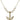 Holy Spirit Crystal Necklace | 3/4 inch | 6mm Beads   14kt Gold Filled
