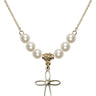 Cross Crystal Necklace | 3/4 inch | 6mm Beads   14kt Gold Filled