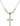 Crucifix Crystal Necklace | 1 1/8 inch | 6mm Beads   14kt Gold Filled