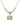 Confirmation Heart Crystal Necklace | 3/4 inch | 6mm Beads   14kt Gold Filled