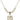 Miraculous Medal Crystal Necklace | 3/4 inch | 6mm Beads   14kt Gold Filled