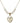 Miraculous Medal Crystal Necklace | 3/4 inch | 6mm Beads   14kt Gold Filled
