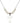 Cross Crystal Necklace | 3/4 inch | 6mm Beads   Sterling Silver