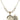 Saint Christopher Crystal Necklace | 3/4 inch | 6mm Beads   14kt Gold Filled
