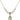 Miraculous Medal Crystal Necklace | 5/8 inch | 6mm Beads   14kt Gold Filled